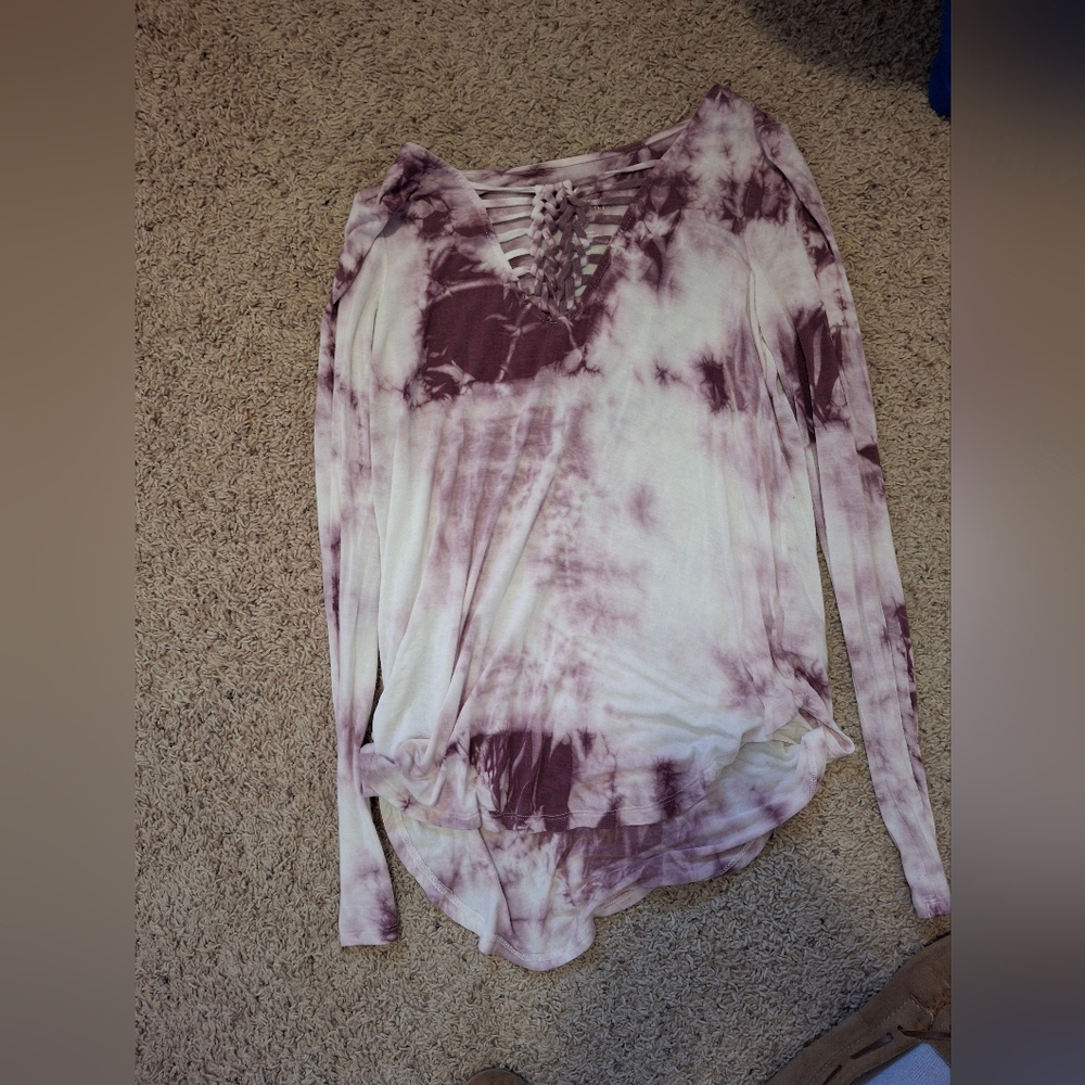 Long sleeve tie die (s)